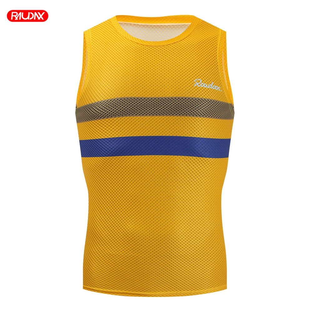 Raudax Thin and Light Sleeveless Cycling Base Layer Sports Vest Bike Bicycle Jersey Cycling Clothing Base Vest For Women and men