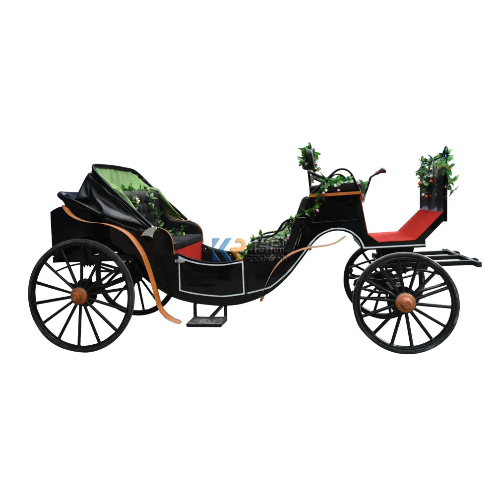 Electric Sightseeing Car Europe Horse Carriage Tourism Horse Wagon Electric Horse Carriage for Sale