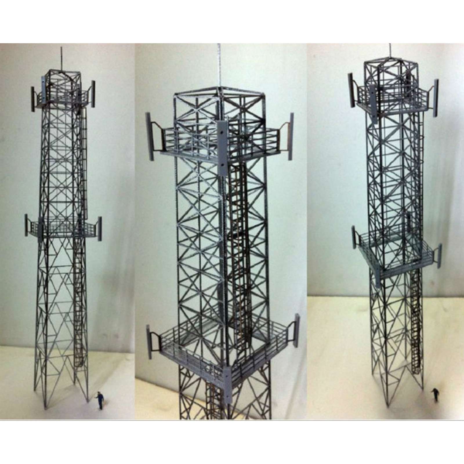 1:87 HO Scale Model Train Railway Communication Tower - myvarietyvault23